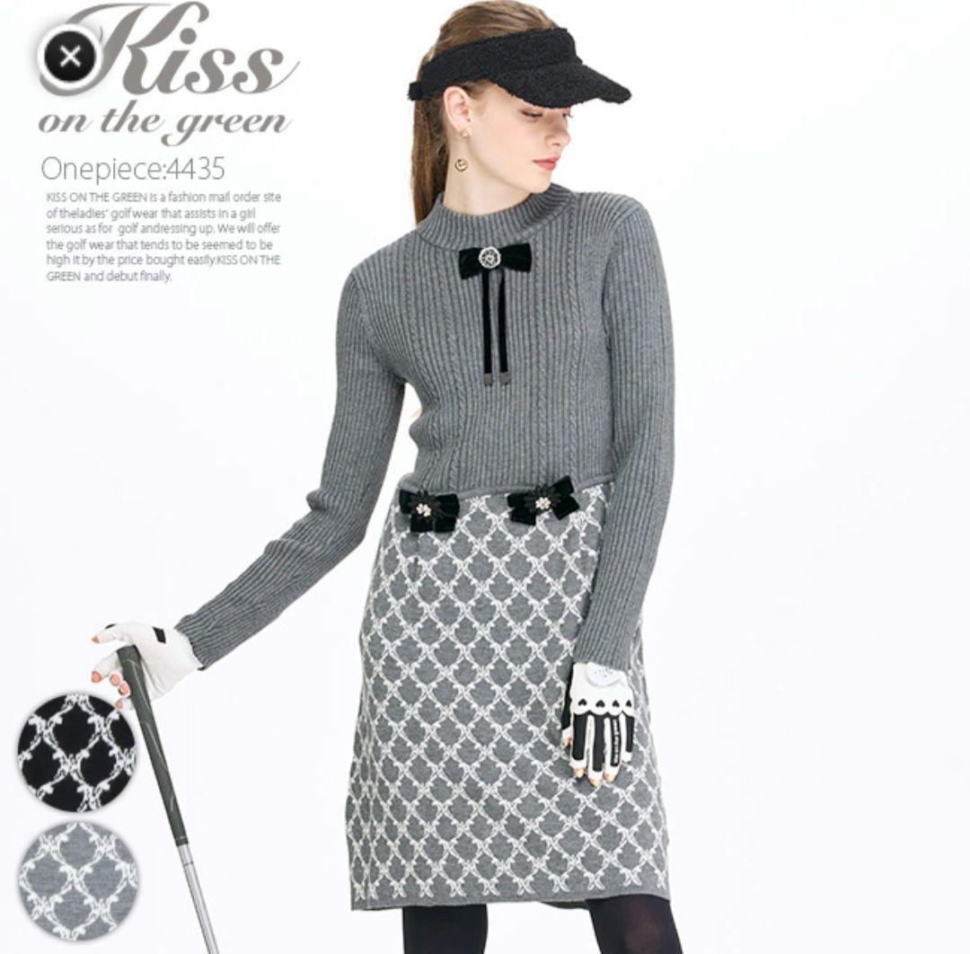 【KISS ON THE GREEN】ニットワンピース