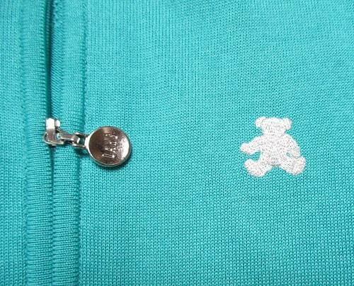 新品 ダックス/DAKS GOLF　フルジッップニットベスト/M/ミントグリーン