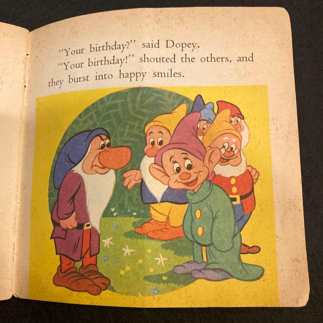 白雪姫のいない7人のこびと　英語　英国製　1970出版 ビンテージ　古本