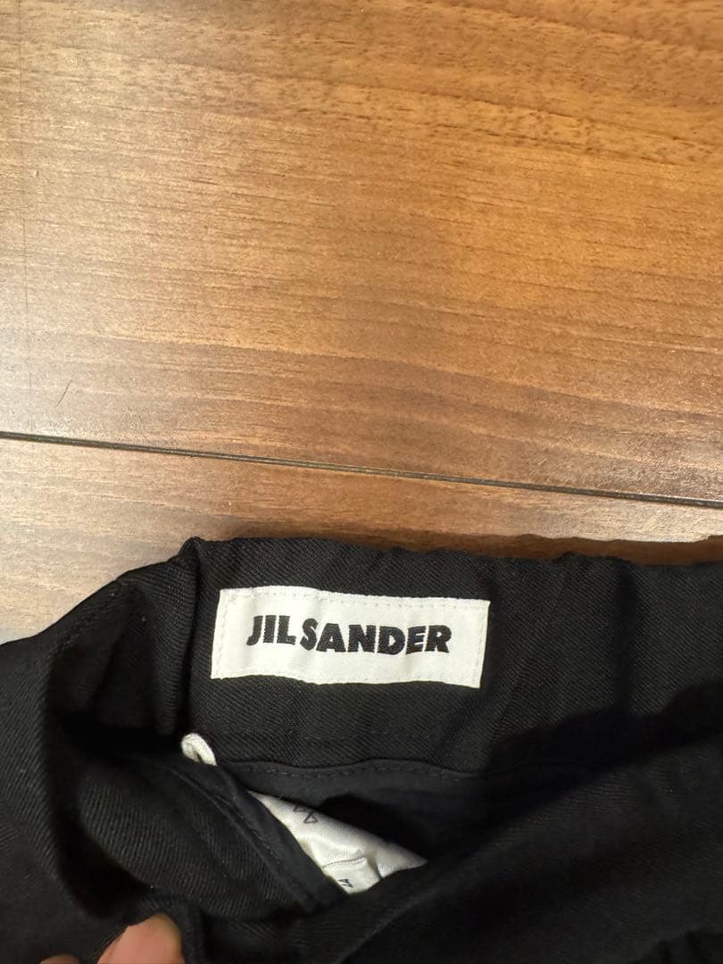 JIL SANDER ブラック スラックス パンツ44