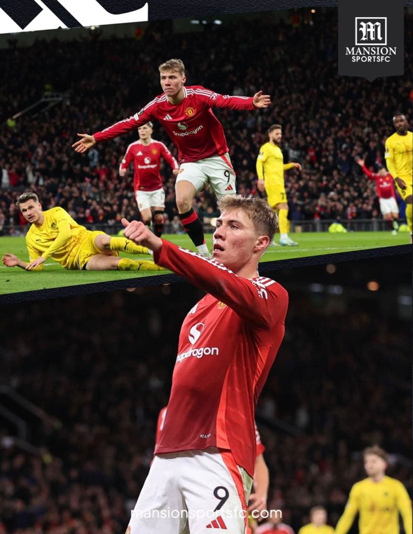 マンチェスターユナイテッド 24-25 ホーム 長袖 オーセン ホイルンド