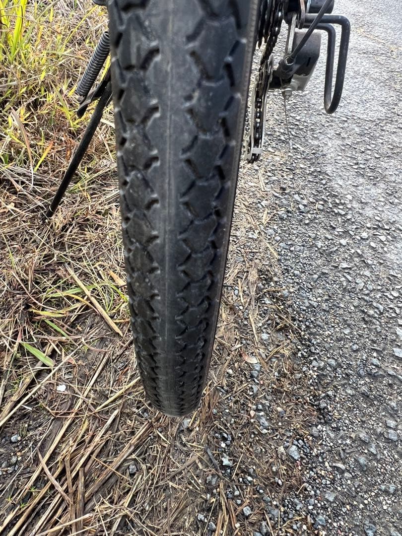 名古屋市内お届け無料青いクロスバイク 前方バスケット付き