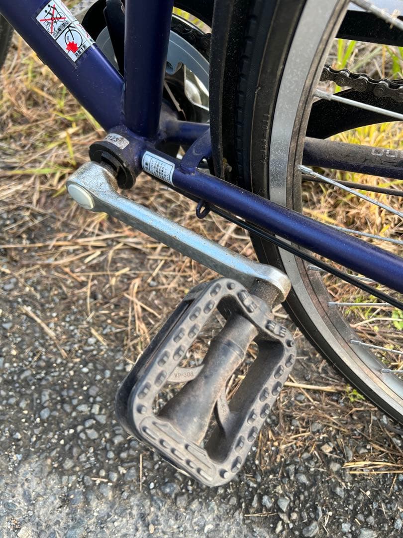 名古屋市内お届け無料青いクロスバイク 前方バスケット付き