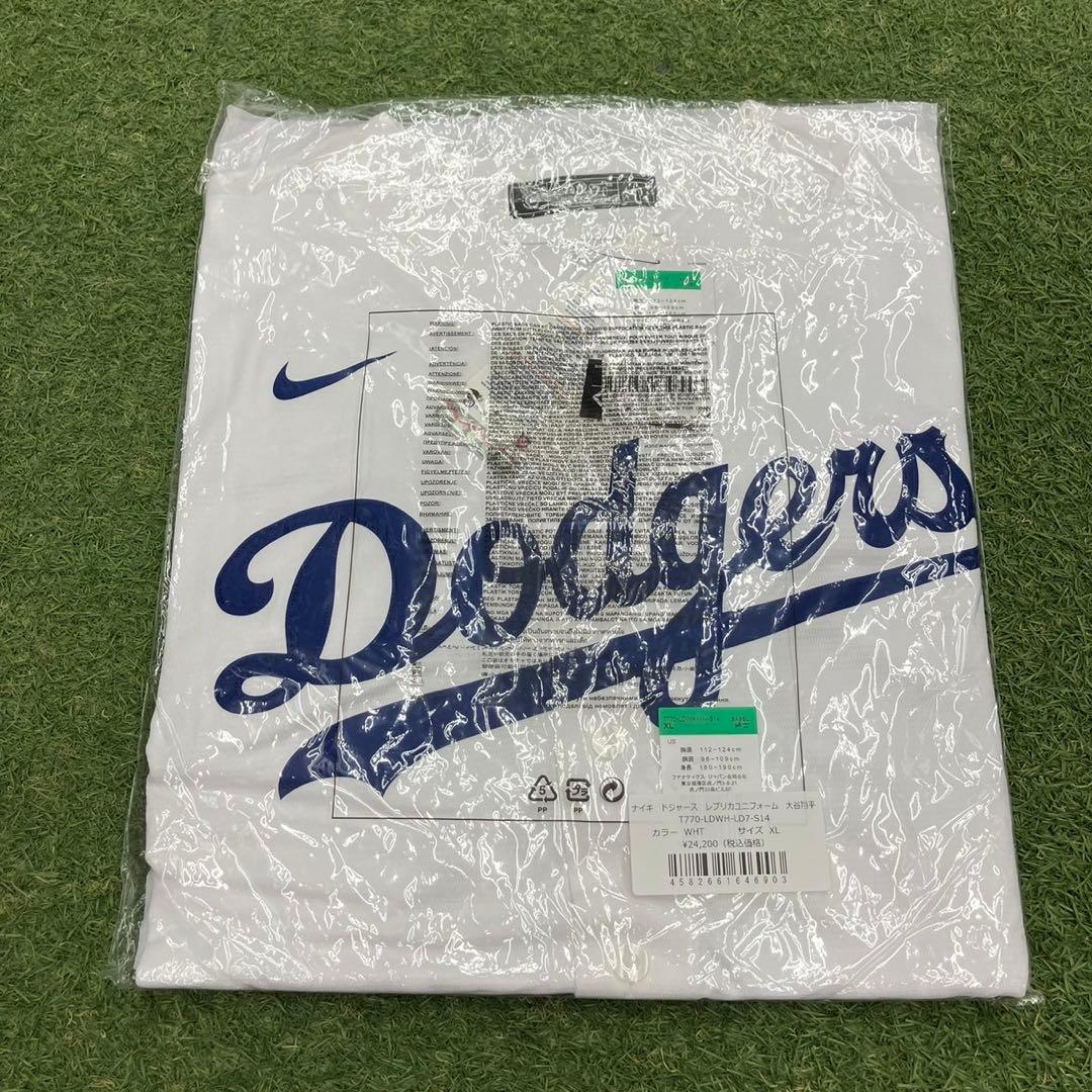 MLB ドジャース レプリカユニフォーム大谷翔平 ネーム・背番号入り　US XL