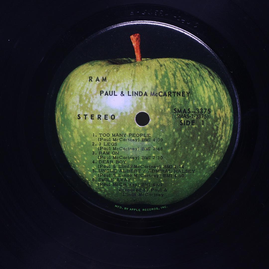 POUL AND LINDA McCARTNEY RAM カナダ盤LP ステレオ