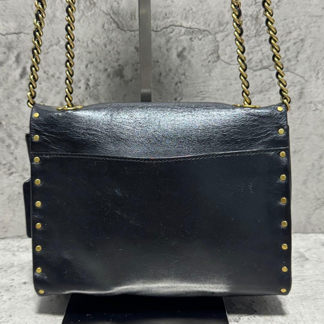 極美品✨️コーチ 2way ショルダーバッグ パーカー18 ターンロック 黒