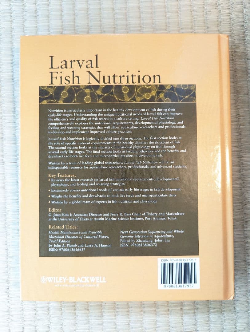 洋書 Larval Fish Nutrition G.Joan Holt