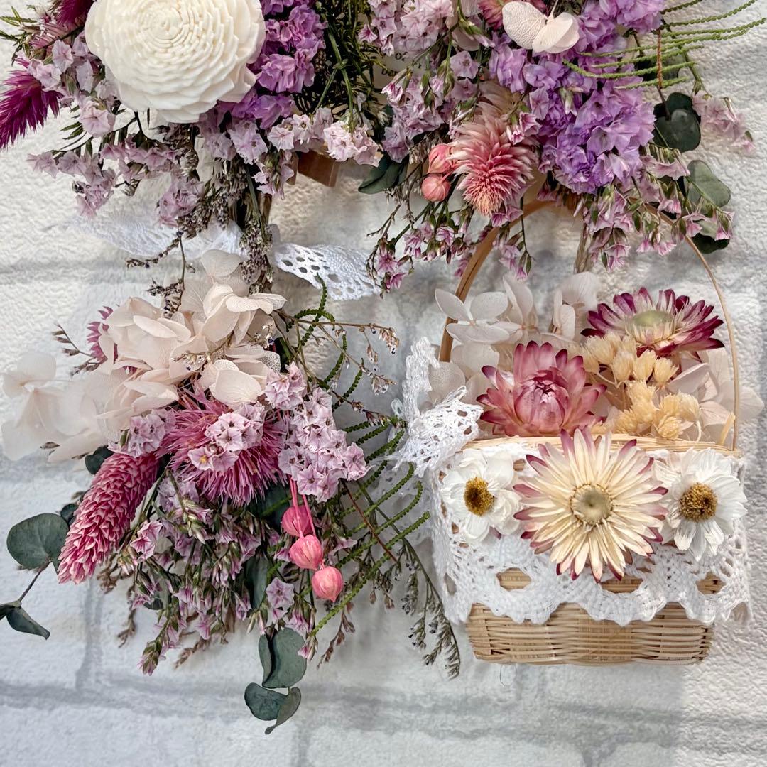 【ちぃ☆❁¨̮】ドライフラワーガーランド❁6点おまとめ❁⃘*.゜