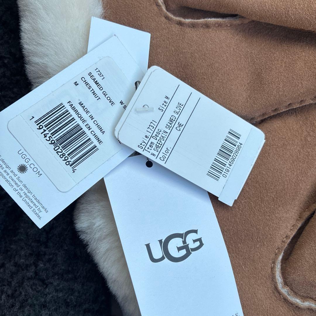 スマホ対応！！ UGG デコンストラクテッドグローブ M ブラウン