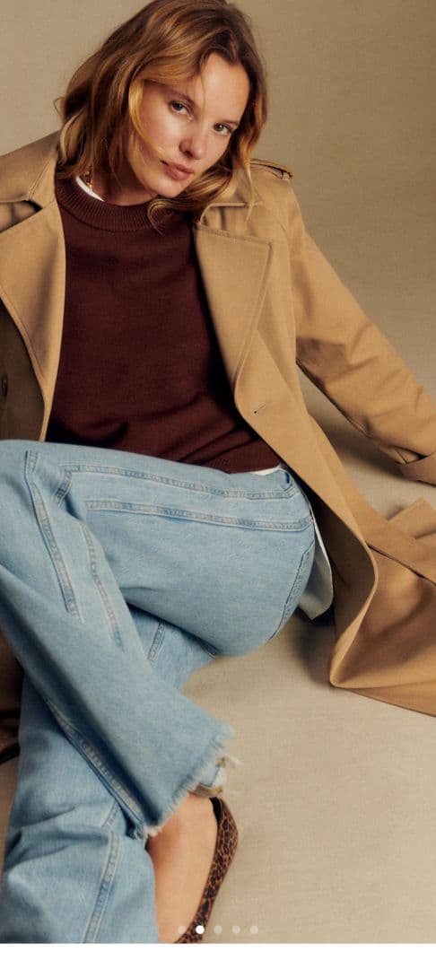 SÉZANE セザンヌ SCOTT トレンチコート キャメル34