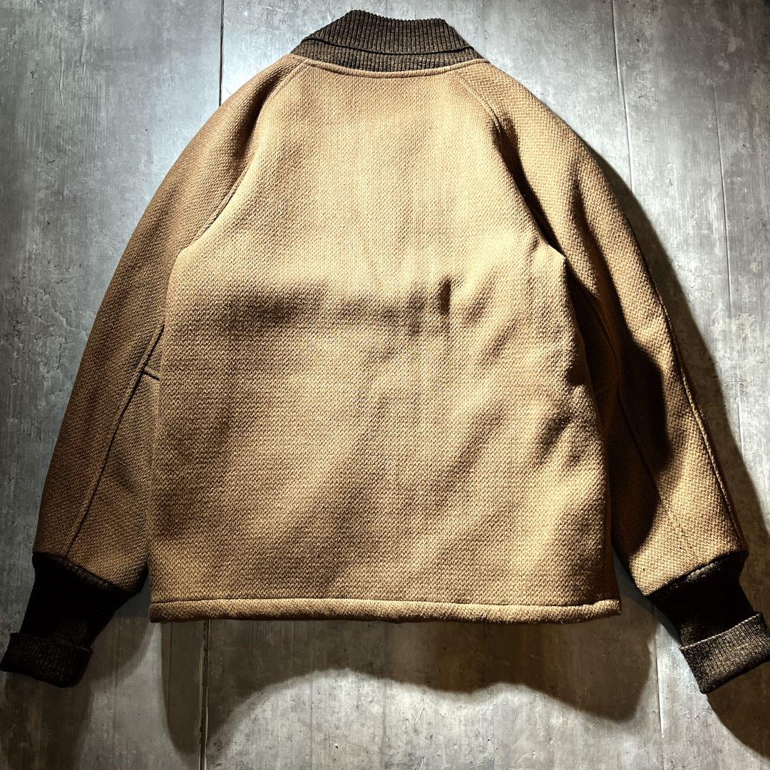 HOUSTON ファラオジャケット　スタジャン　キルティング　メルトンウール