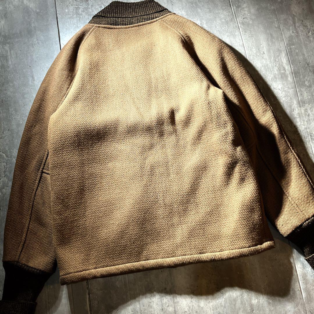 HOUSTON ファラオジャケット　スタジャン　キルティング　メルトンウール