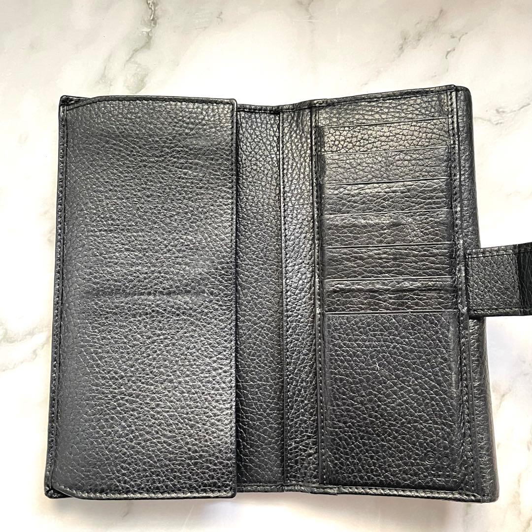 GUCCI グッチ　長財布　スタッズ　インターロッキング　美品GG 0114-①