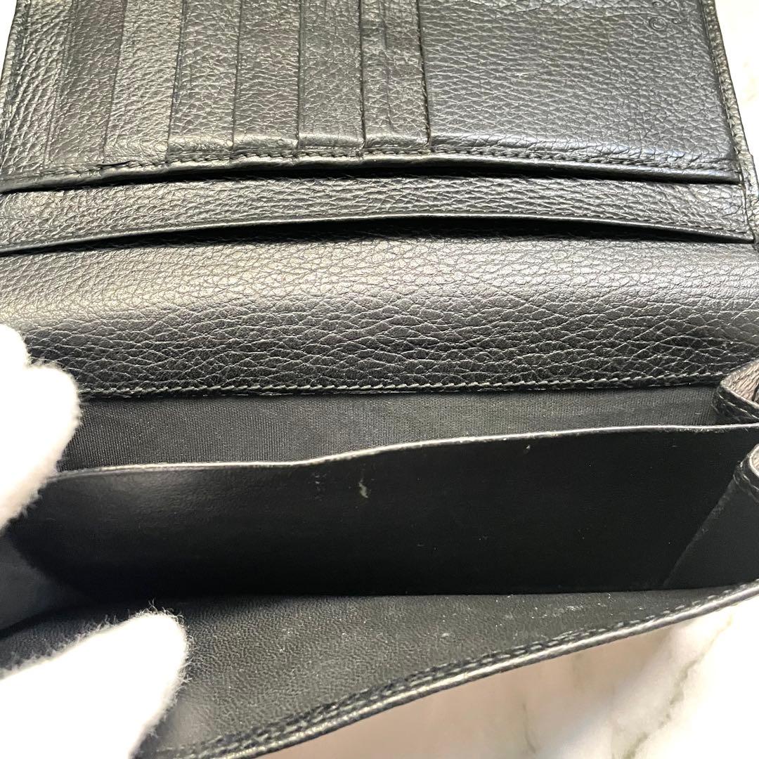 GUCCI グッチ　長財布　スタッズ　インターロッキング　美品GG 0114-①