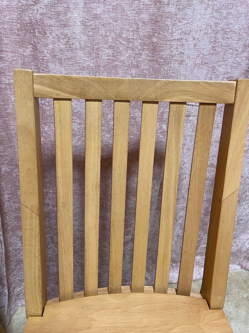 ニトリ　ダイニングチェア　2脚　木製ウィンザーチェア