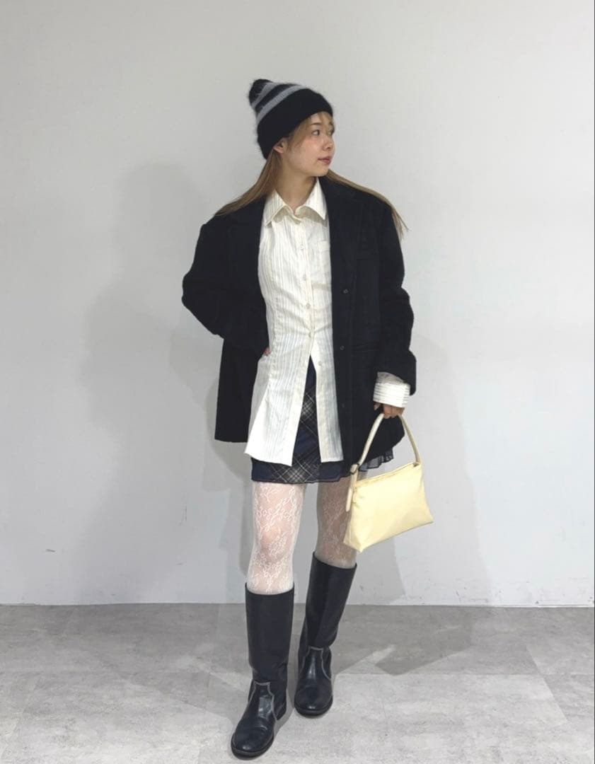 giunon オーバーシャギージャケットコート