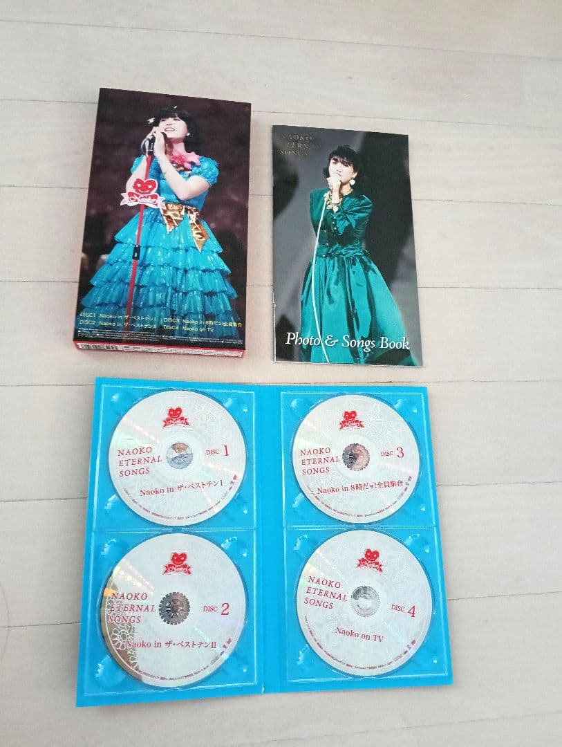 【DVD】河合奈保子　NAOKO ETERNAL SONGS 4枚組DVD
