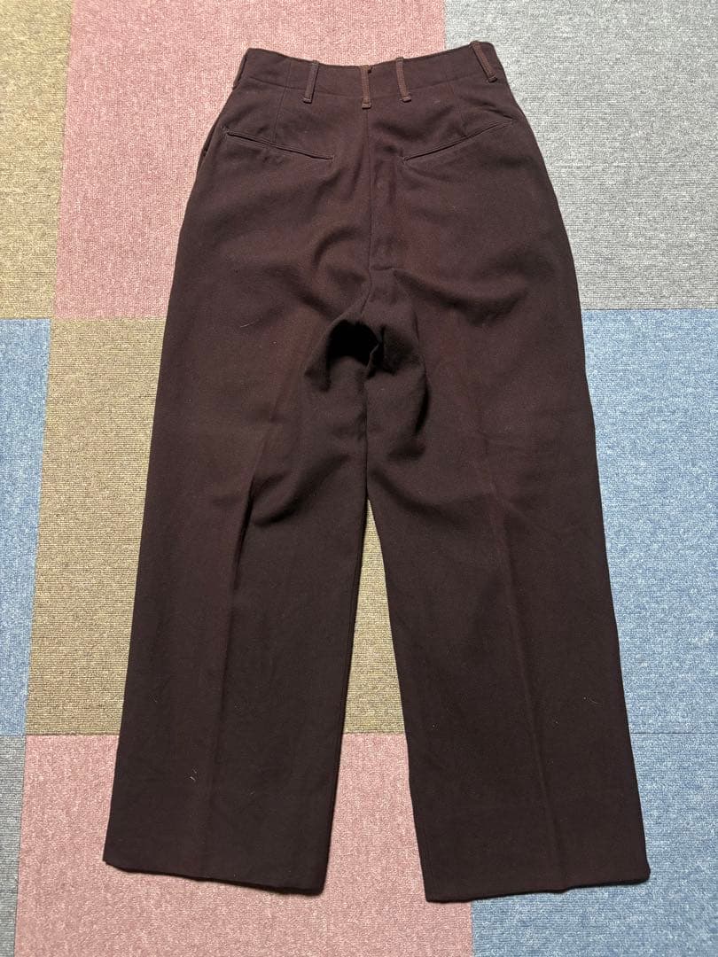30s vintage スラックス ウール 40s