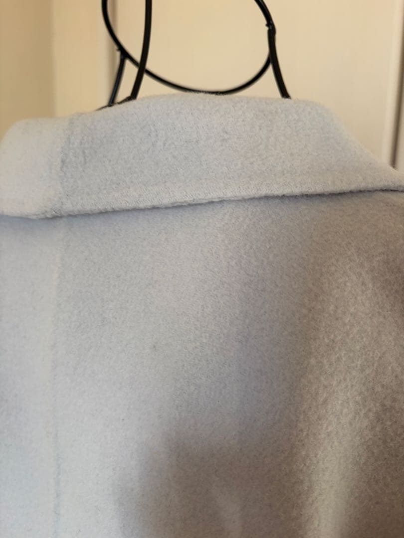 【新品】 Aga➕　ライトブルー　ポンチョ ケープコート　ヤマダヤ