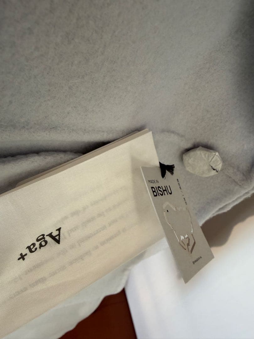 【新品】 Aga➕　ライトブルー　ポンチョ ケープコート　ヤマダヤ