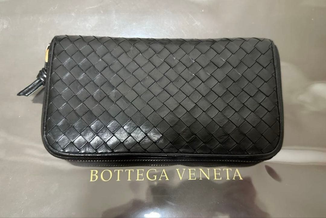【付属品付】ボッテガヴェネタ ラウンドファスナー/ラム/黒/2️⃣✨✨✨