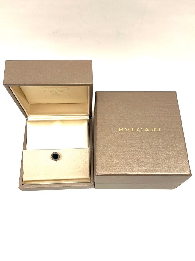 BVLGARI ブルガリ ブラック ピアス(片耳用) 750 K18 18金