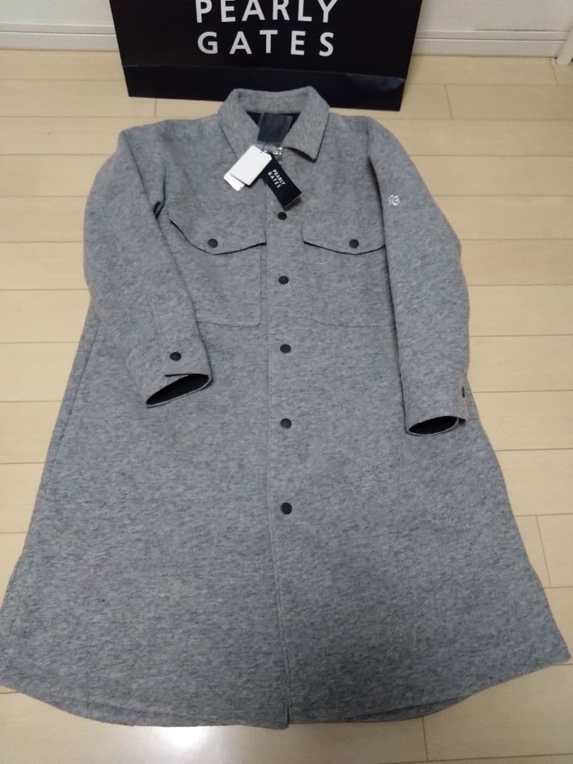 新品国内正規　PEARLY GATES パーリーゲイツ　PG刺繍ウールコート