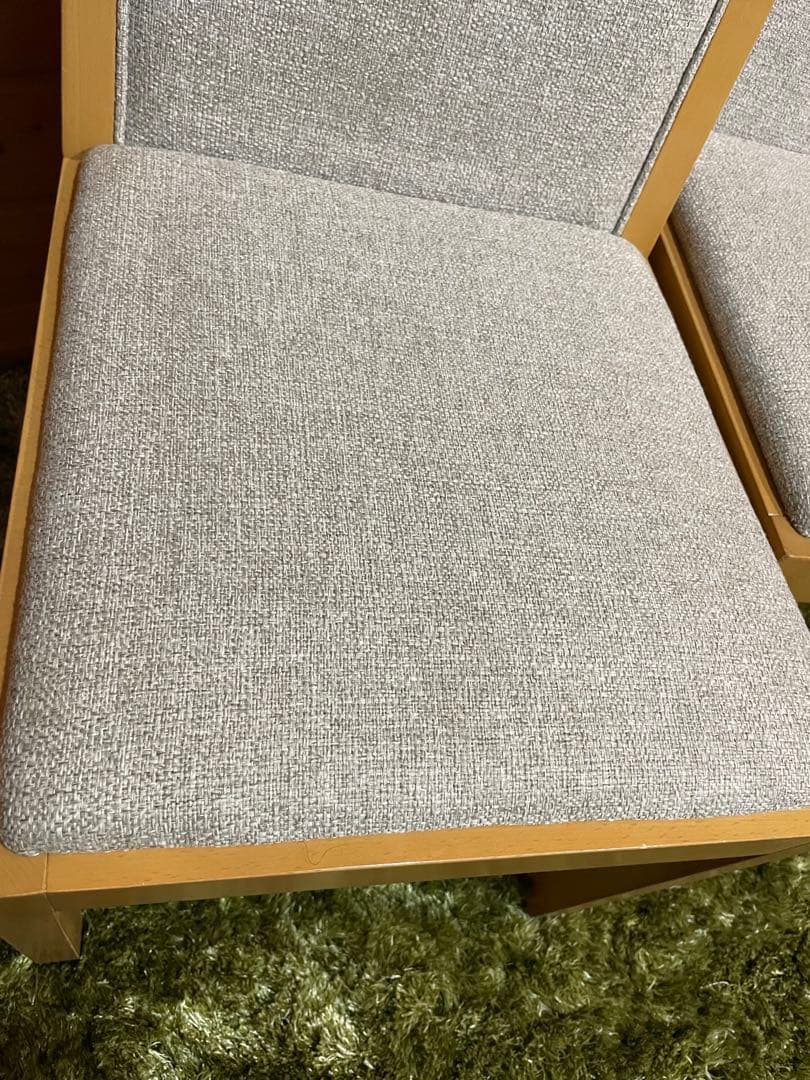 美品　quon クオン　QUON ダイニングチェア　2脚