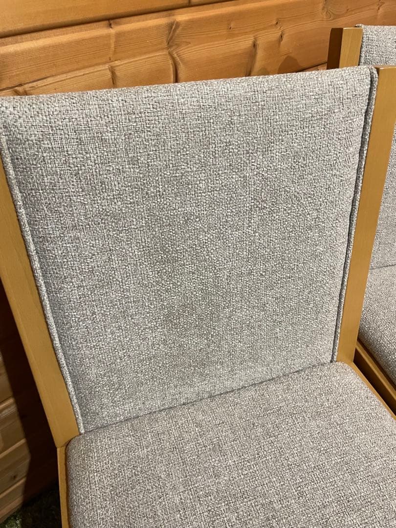 美品　quon クオン　QUON ダイニングチェア　2脚