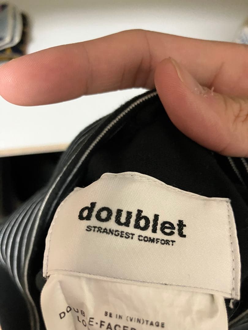 doublet 半分刺繍ロンT