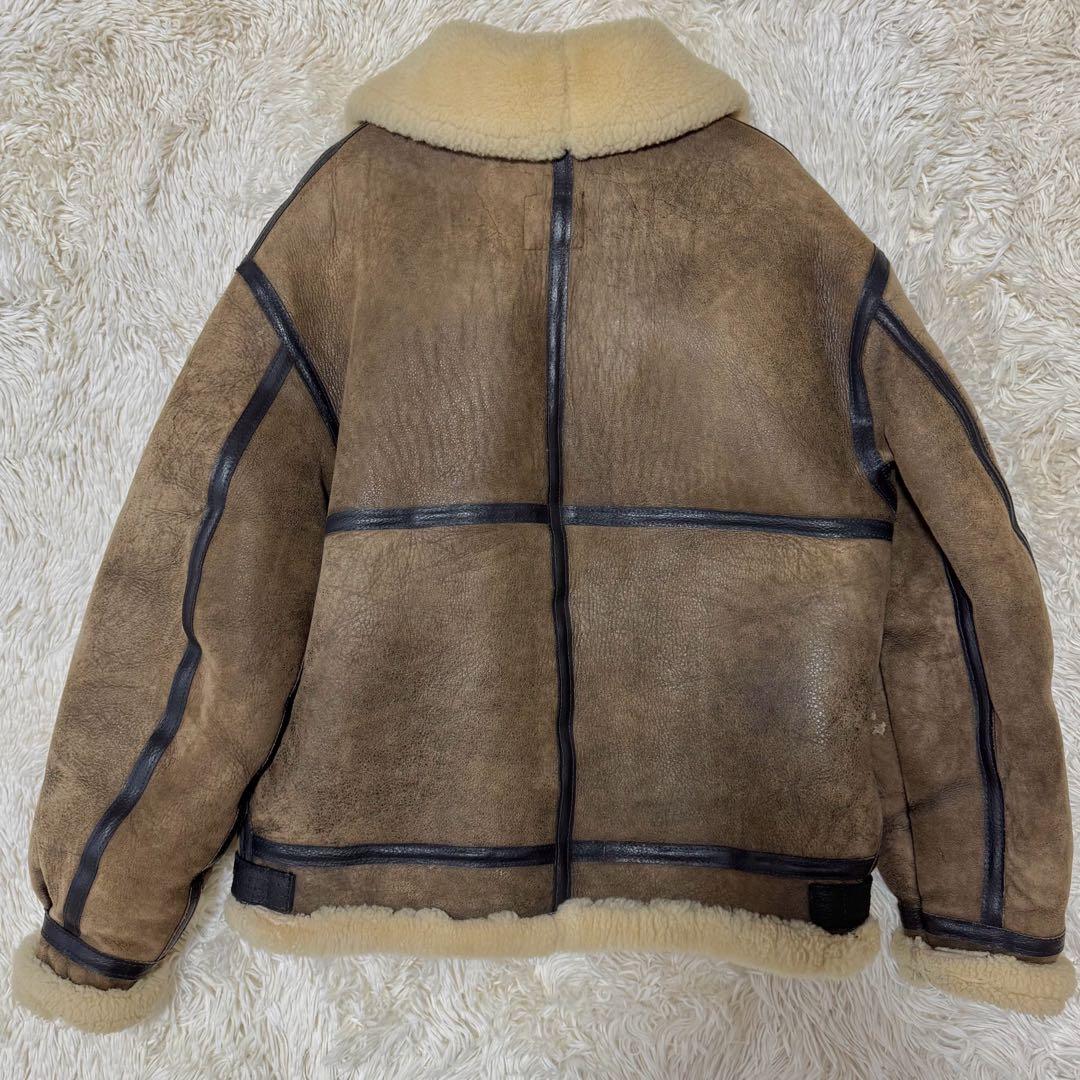 AVIREX B-3 フライトジャケット　USA製　40 ボア　　　ムートン