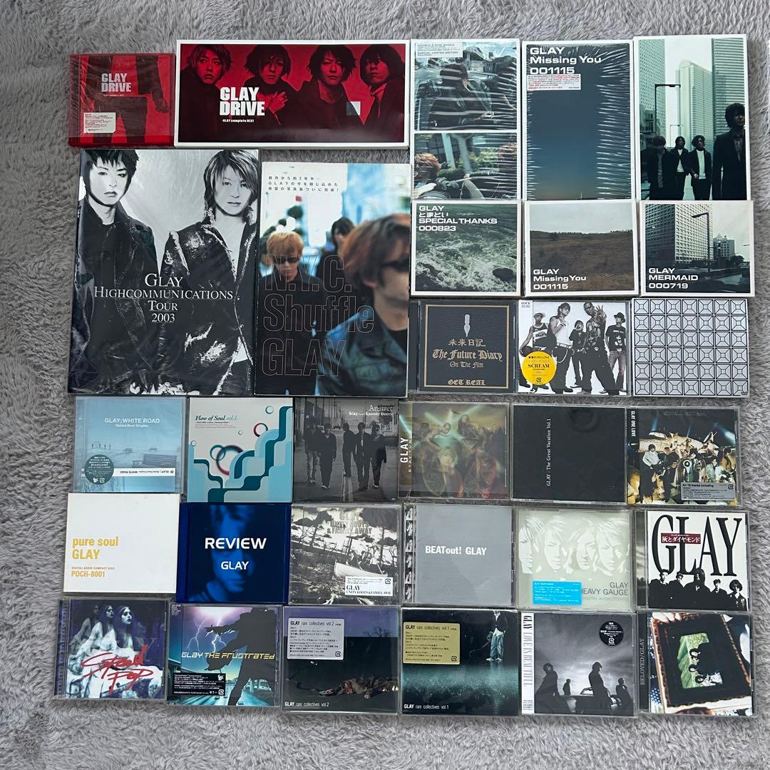 美品【GLAY】CD/ALBUM/DVD/写真集まとめ売り 未開封レアパッケージ