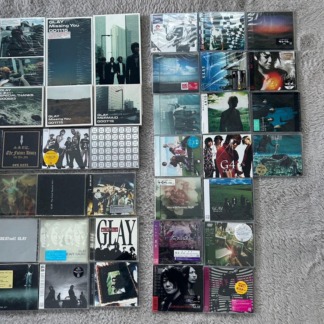 美品【GLAY】CD/ALBUM/DVD/写真集まとめ売り 未開封レアパッケージ