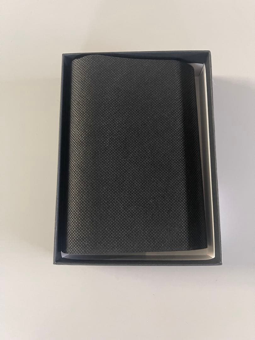 [ソラチナ] SW-36092 本馬革メッシュ折財布メンズ Black/ブラック