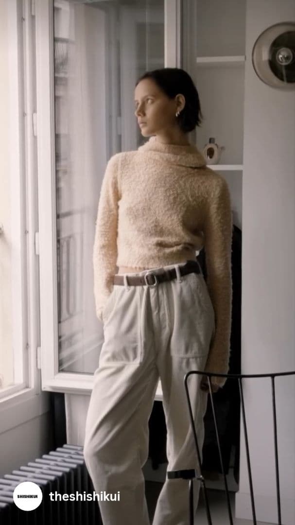 パンツ SHISHIKUI CORDUROY BAKER brown