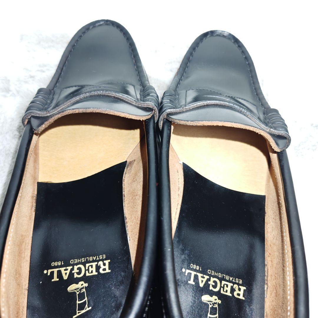 美品✨ リーガル 26.0 ローファー ガラスレザー 7726