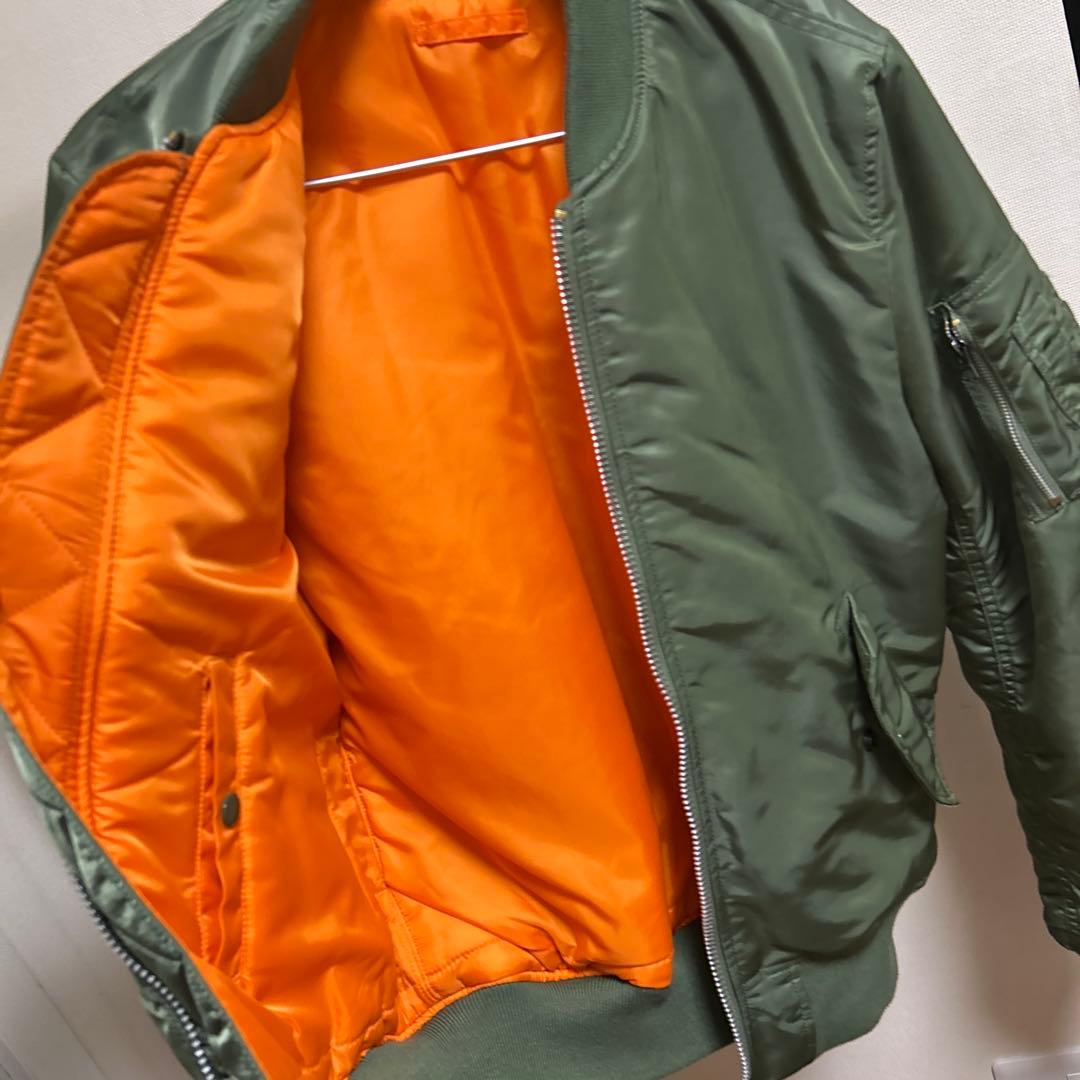 MA-1 フライトジャケット オリーブ 中綿 古着
