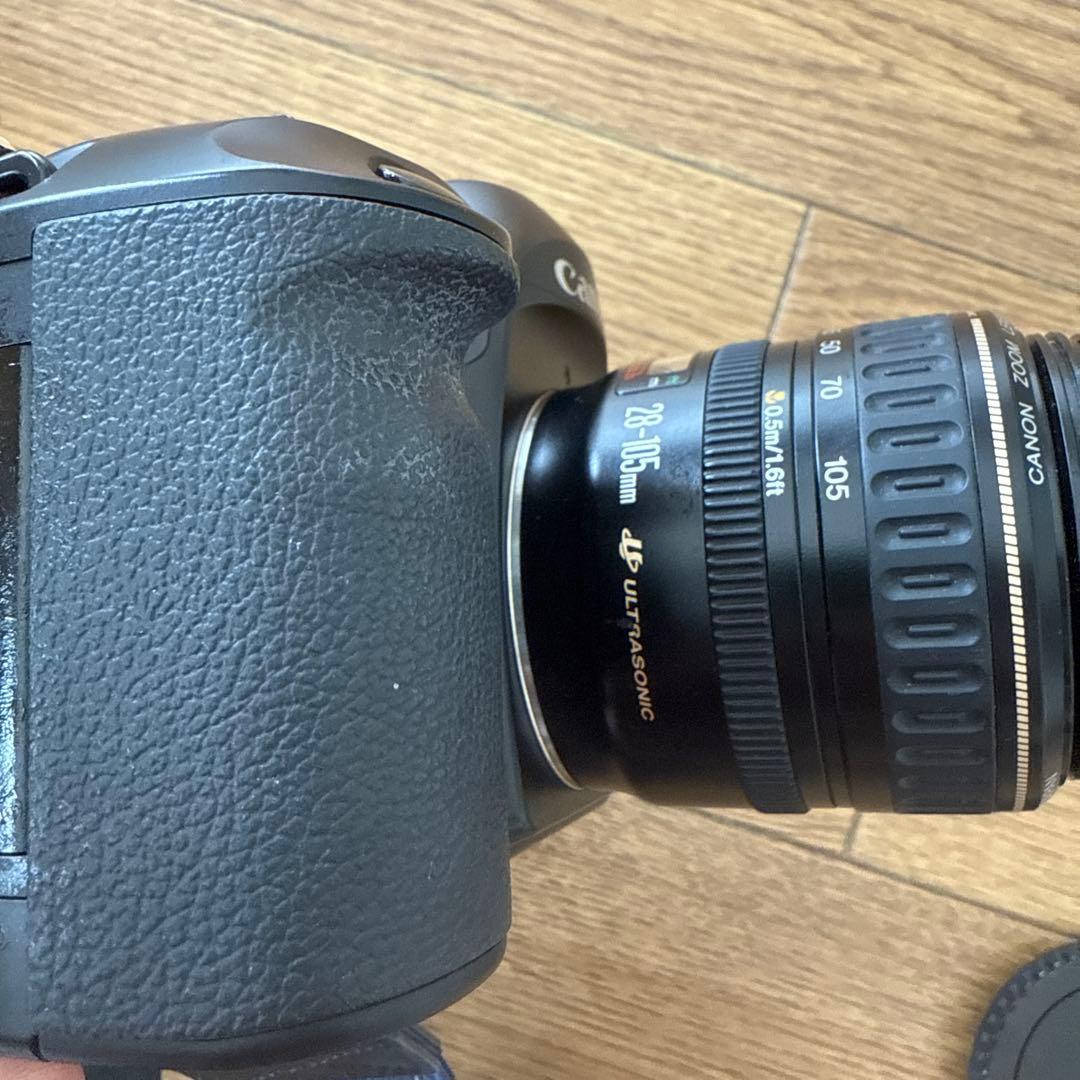 Canon EOS-1N フィルム一眼レフカメラ　レンズ付き(ジャンク品)