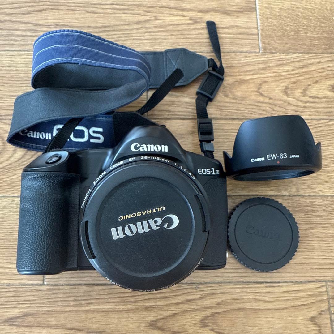 Canon EOS-1N フィルム一眼レフカメラ　レンズ付き(ジャンク品)