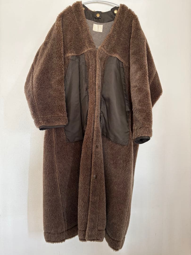 完売品★jun mikami ジュンミカミアルパカライナーコート　ボアコート