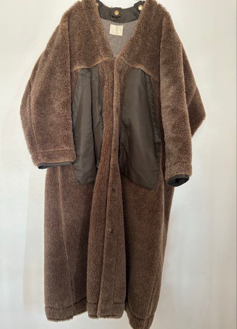 完売品★jun mikami ジュンミカミアルパカライナーコート　ボアコート