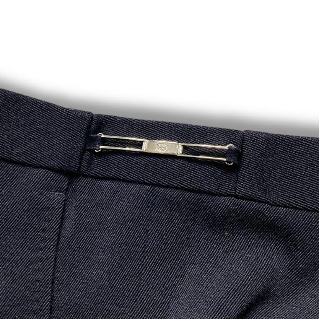 【美品】GUCCI ホースビット スラックス フレア センタープレス ビンテージ