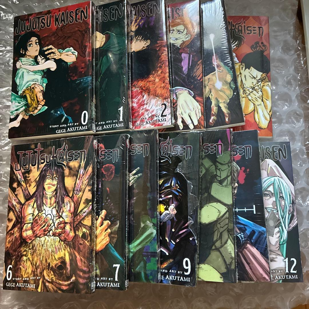呪術廻戦　英語版コミック　0〜12巻 合計13冊