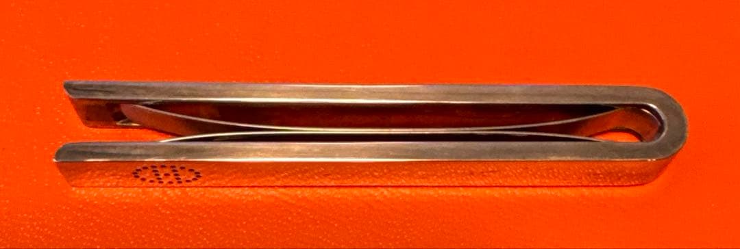 エルメス　H ロゴ　ネクタイピン　925 シルバー　タイピン　タイバー　エブリン