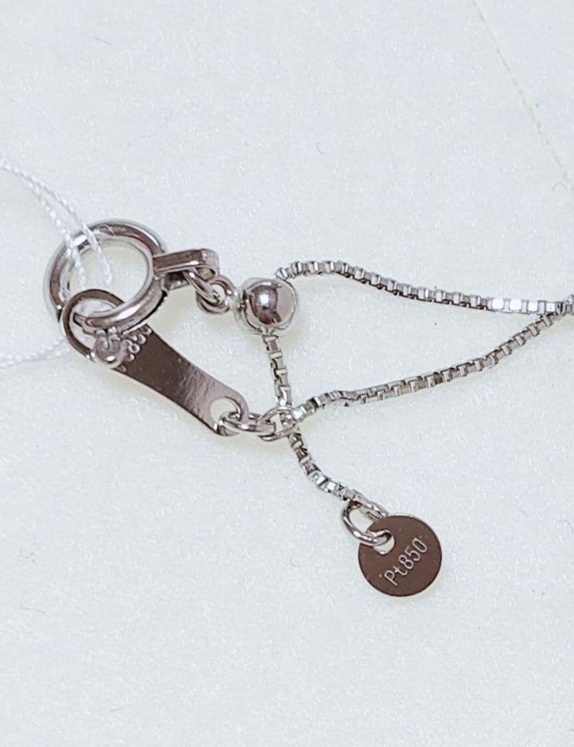 未使用品 pt850 プラチナ ベネチアン ネックレス チェーン