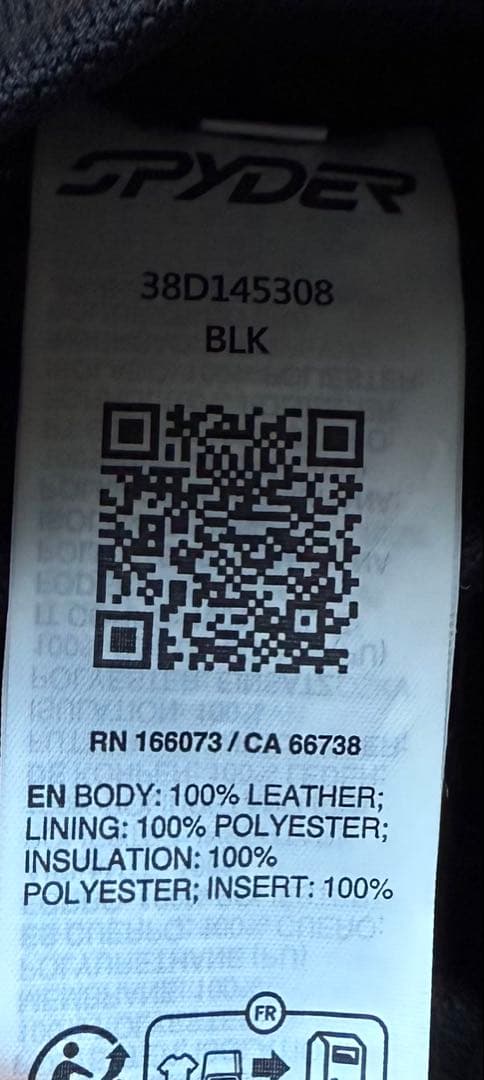 新品 Spyder Primaloft グローブ Medium