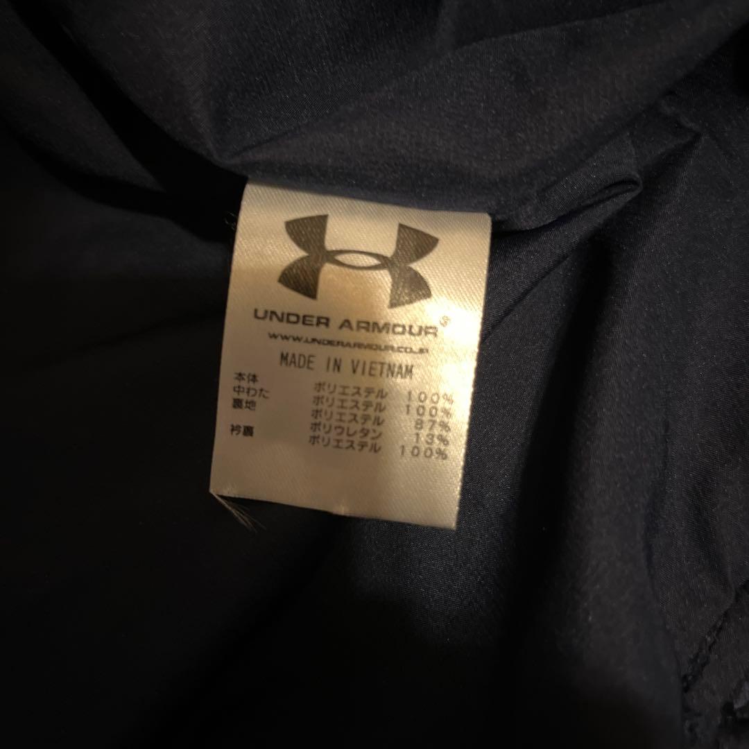 アンダーアーマー ベンチコート ネイビー メンズ XL UNDER ARMOR