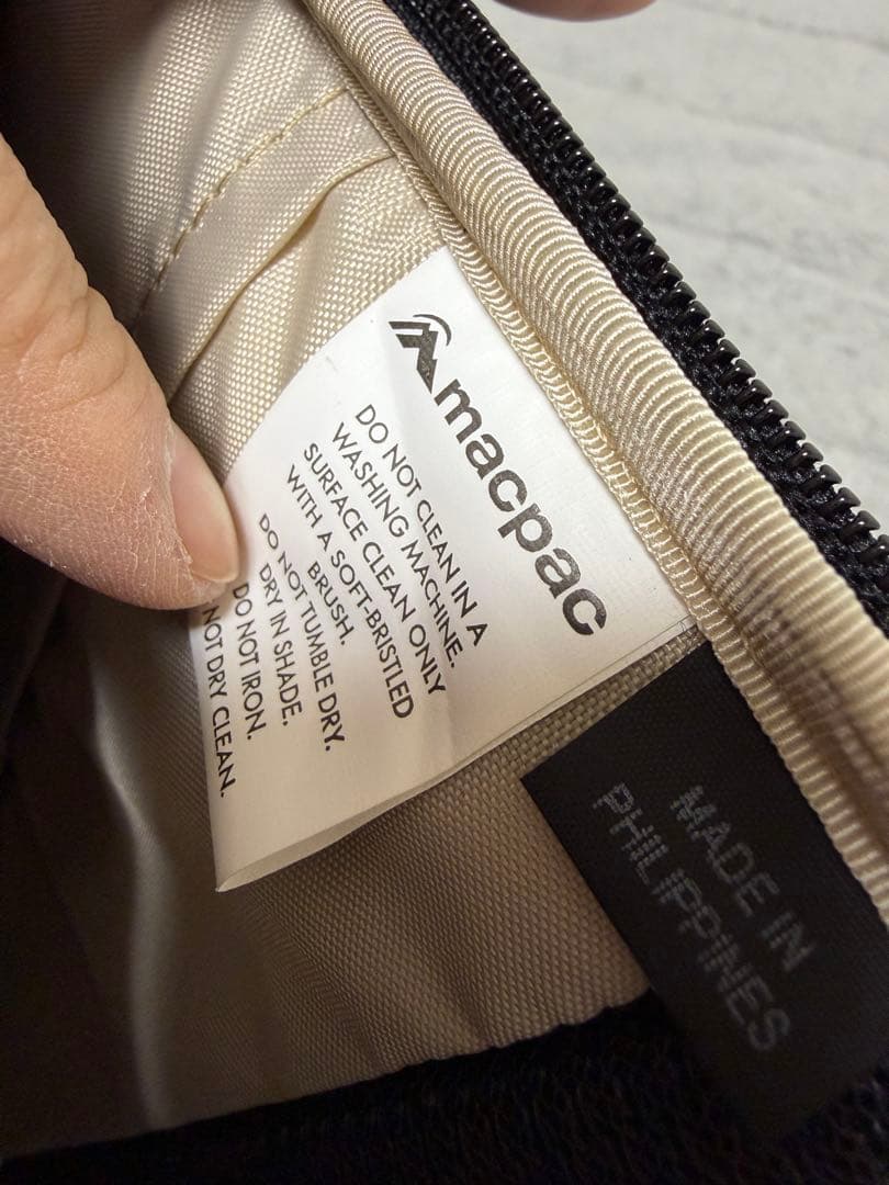 マックパック macpac クエスト30 デイパック 30L ブラック（K）