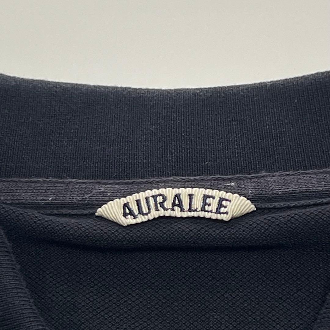 トップス AURALEE SUPER FINE COTTON PIQUE BIG POLO