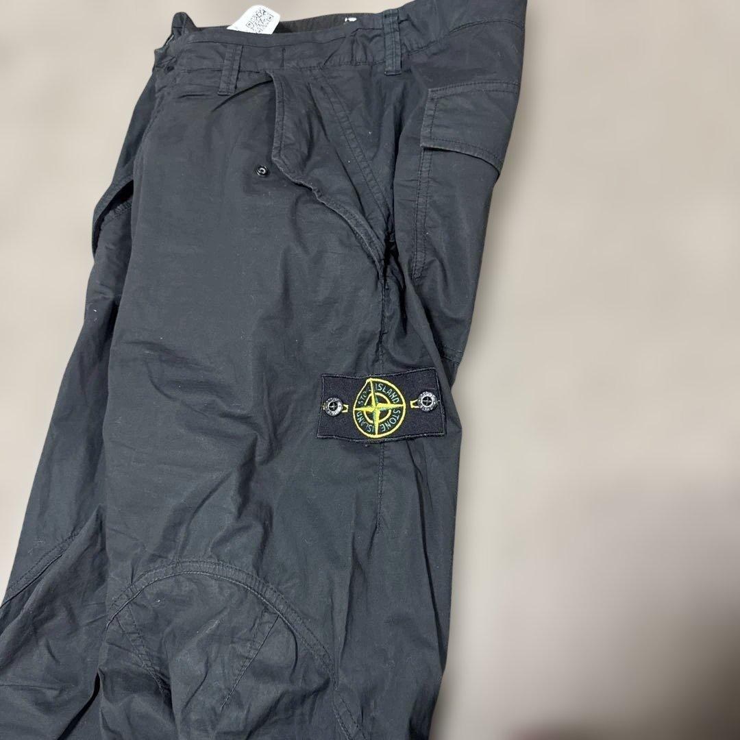 STONE  ブラック ワークパンツ W32